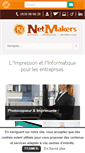 Mobile Screenshot of netmakers.fr